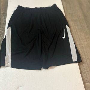 Nike Black Shorts with White Detailing